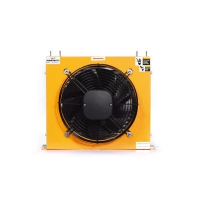 Radiatore dell'olio raffreddato al vento in alluminio Compressore d'aria Radiatore dell'olio Scambiatore di calore Ventola idraulica Radiatore dell'olio con ventola 24 V